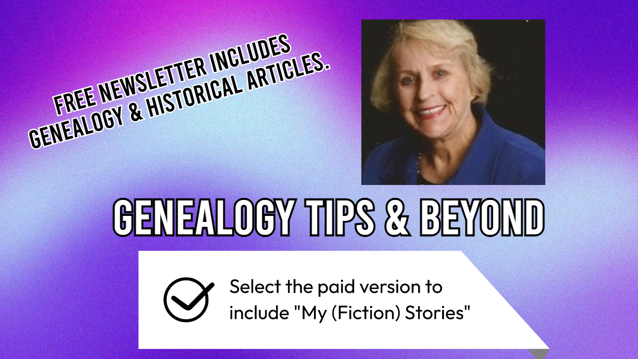 Genealogy Tips Newsletter